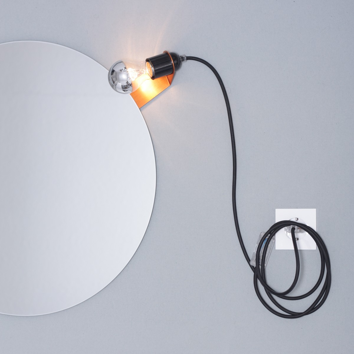 LED Leuchtmittel, mit Kopfspiegel in Silber, E27, 4 Watt