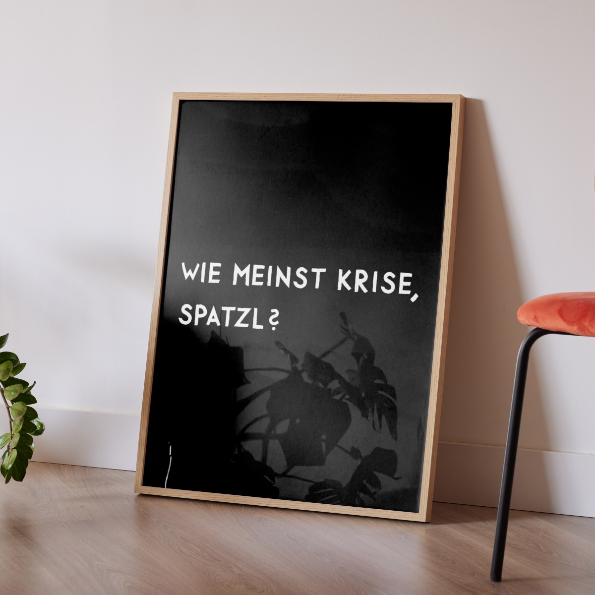 vonsusi - Poster "Krise, Spatzl"