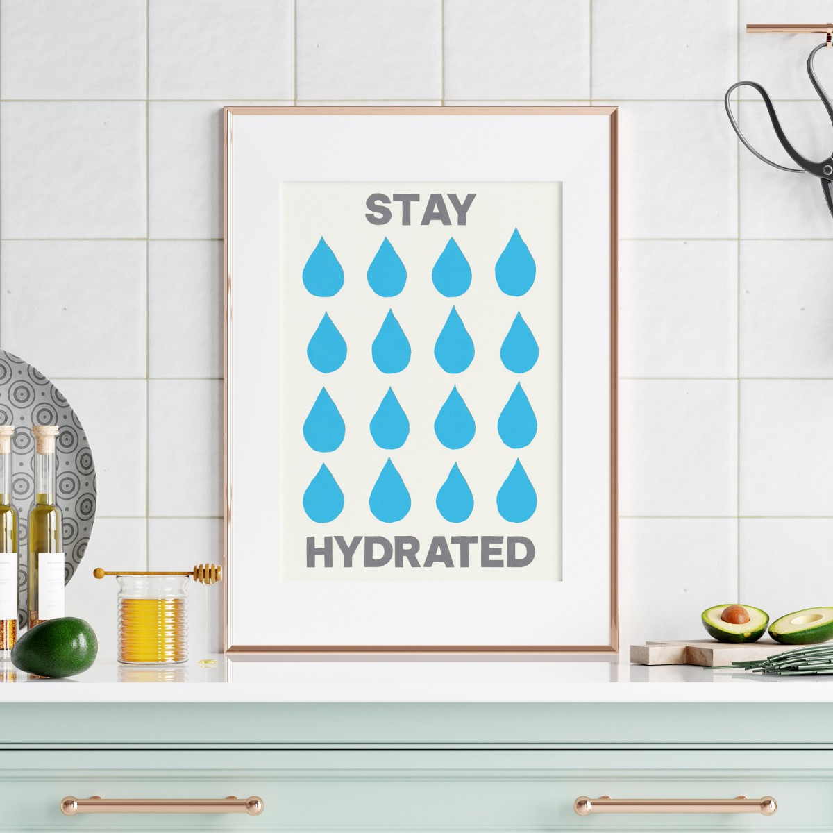 Stay hydrated – Print von Lavanda Posters