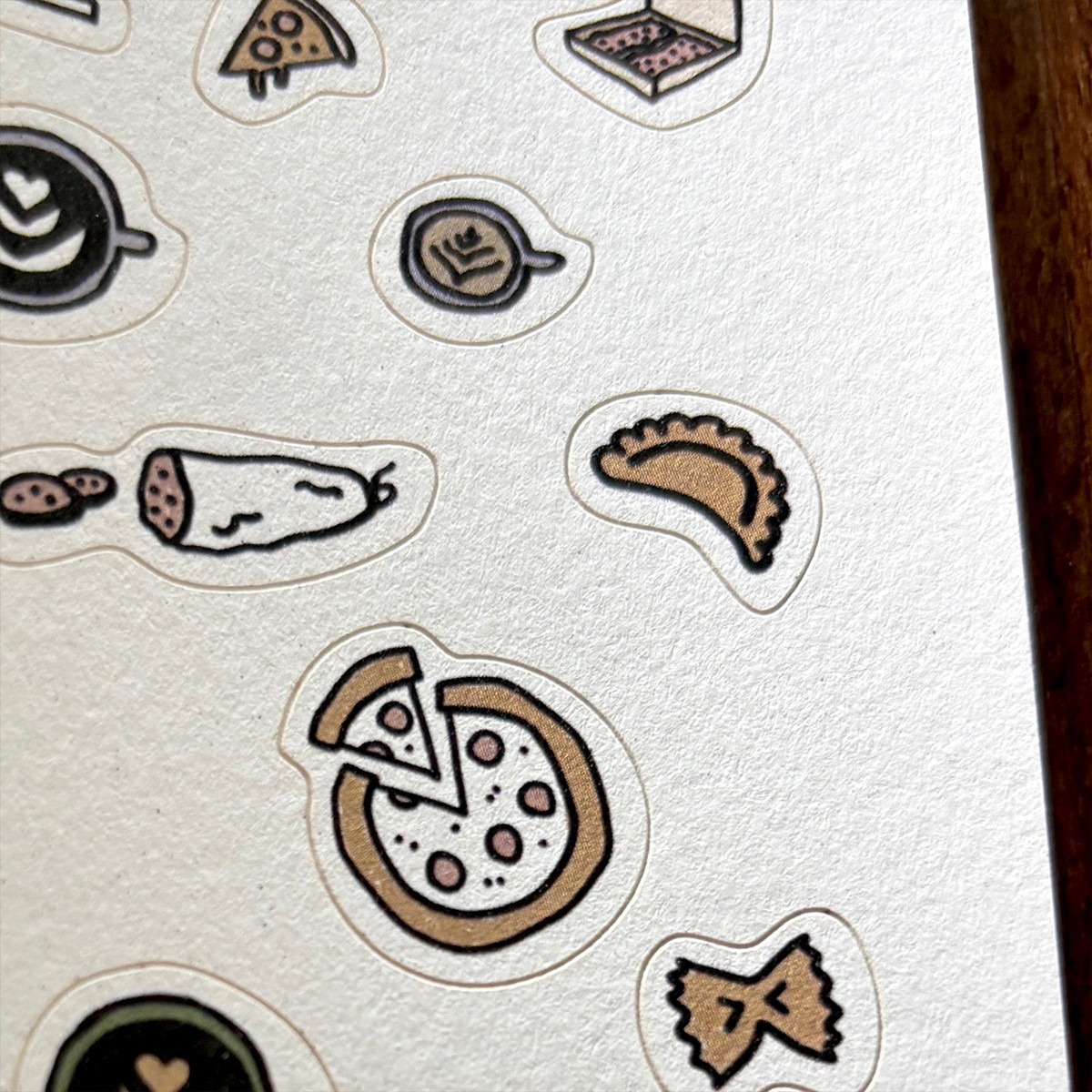 Mini Stickerbogen ITALIEN (52 Sticker) von issgut