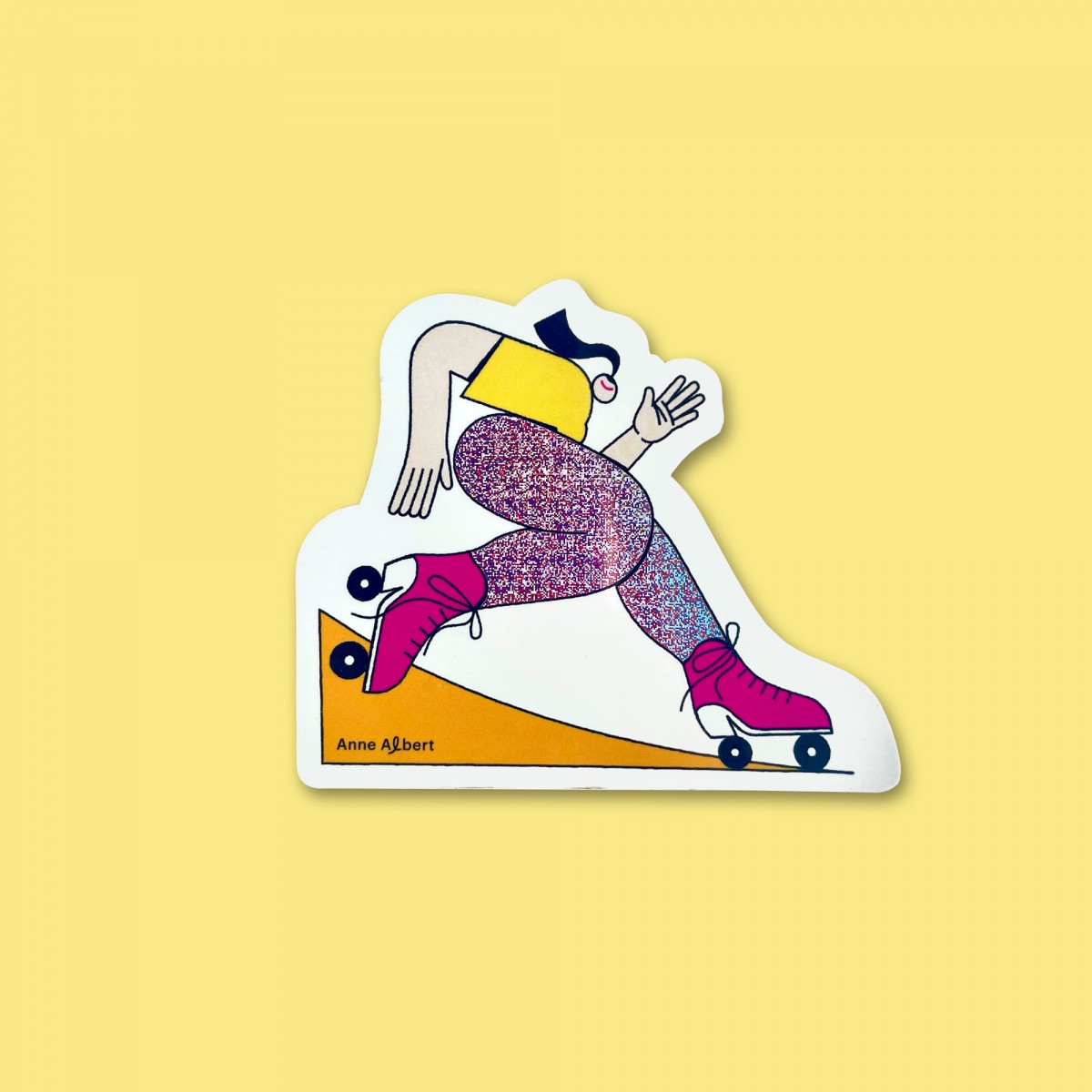 Anne Albert – Sticker – Rollergirl