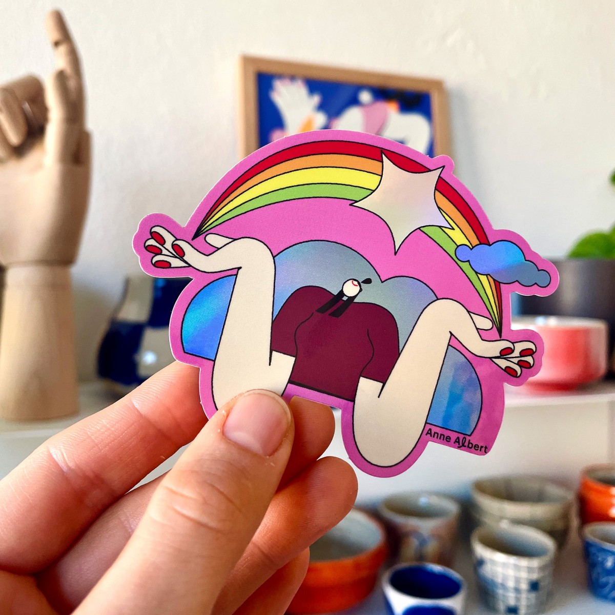 Anne Albert – Sticker