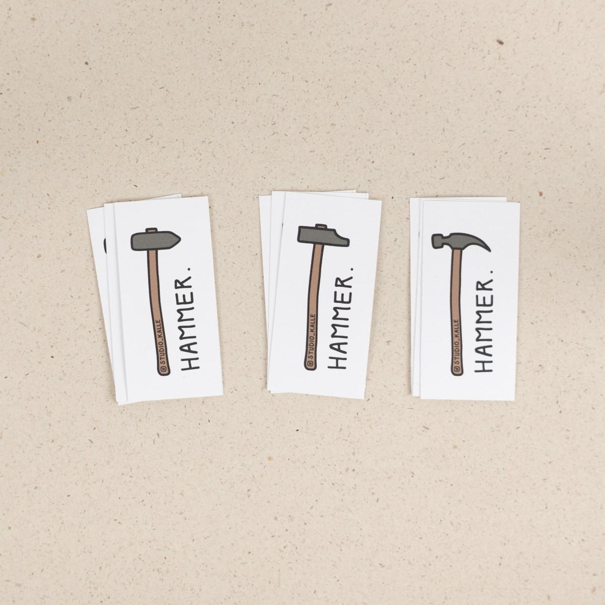 Aufkleber "Hammer"