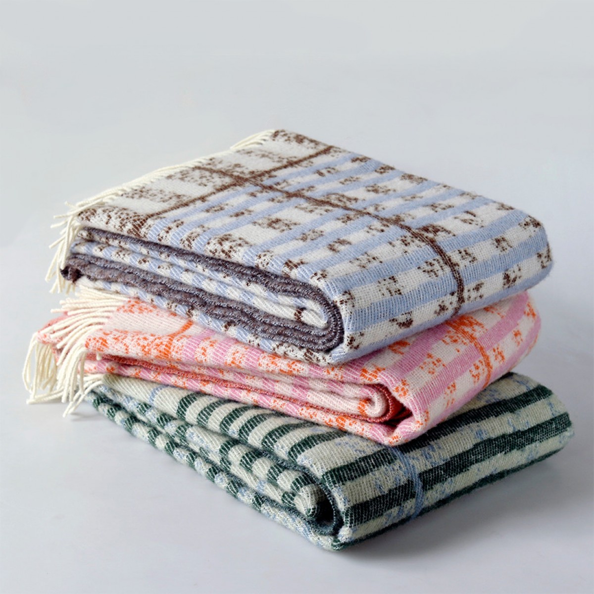 Tyla Blanket - green / Studio Stiller