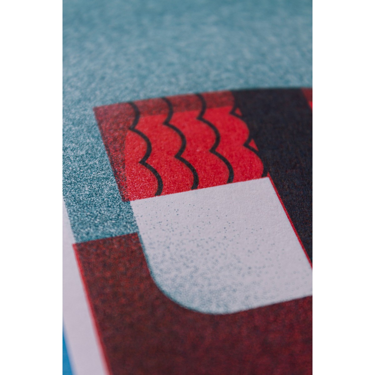 Martin Krusche - Risographie »Sushi - Prawn Nigiri«, DIN A6