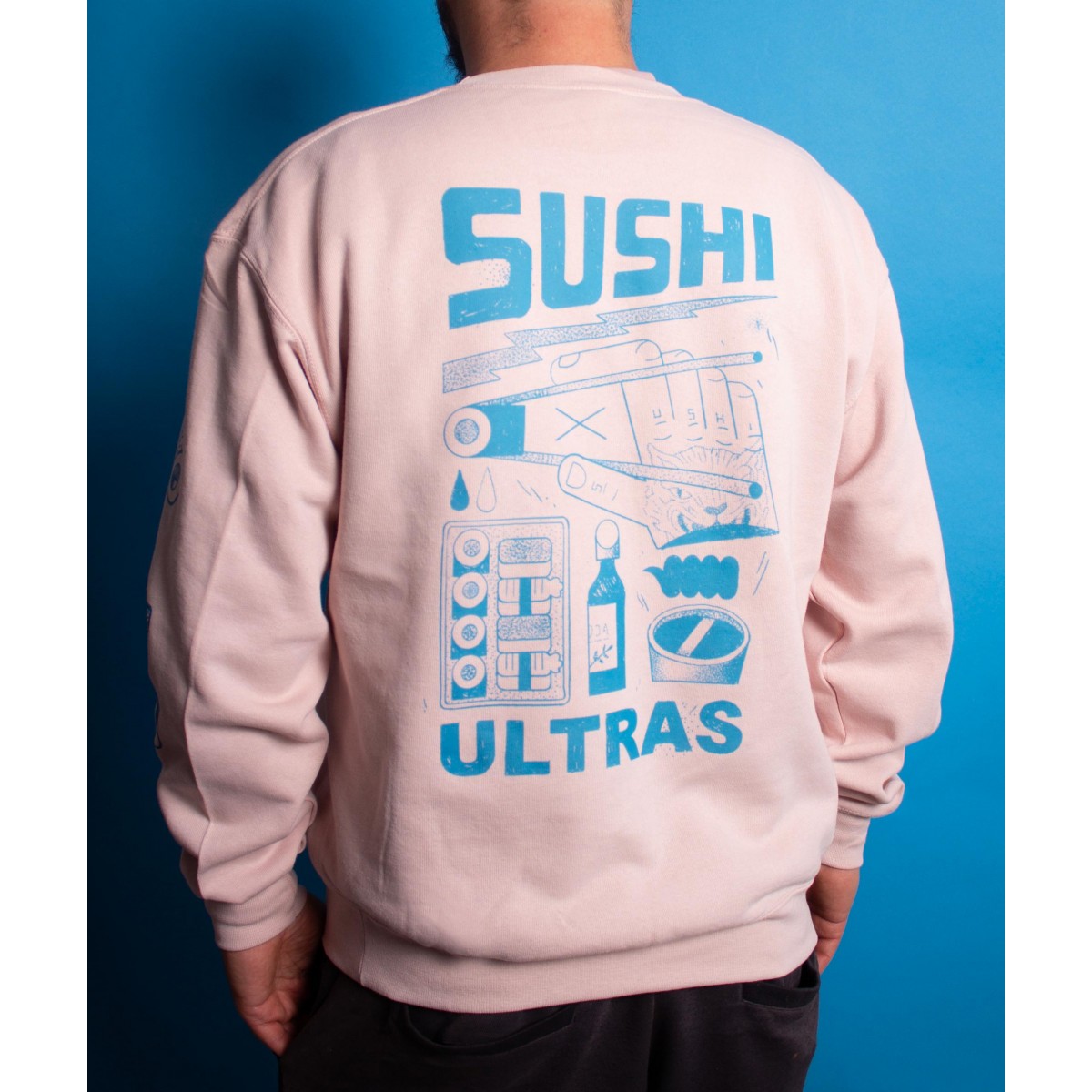 Martin Krusche - Sweater rosé »Sushi Ultras«