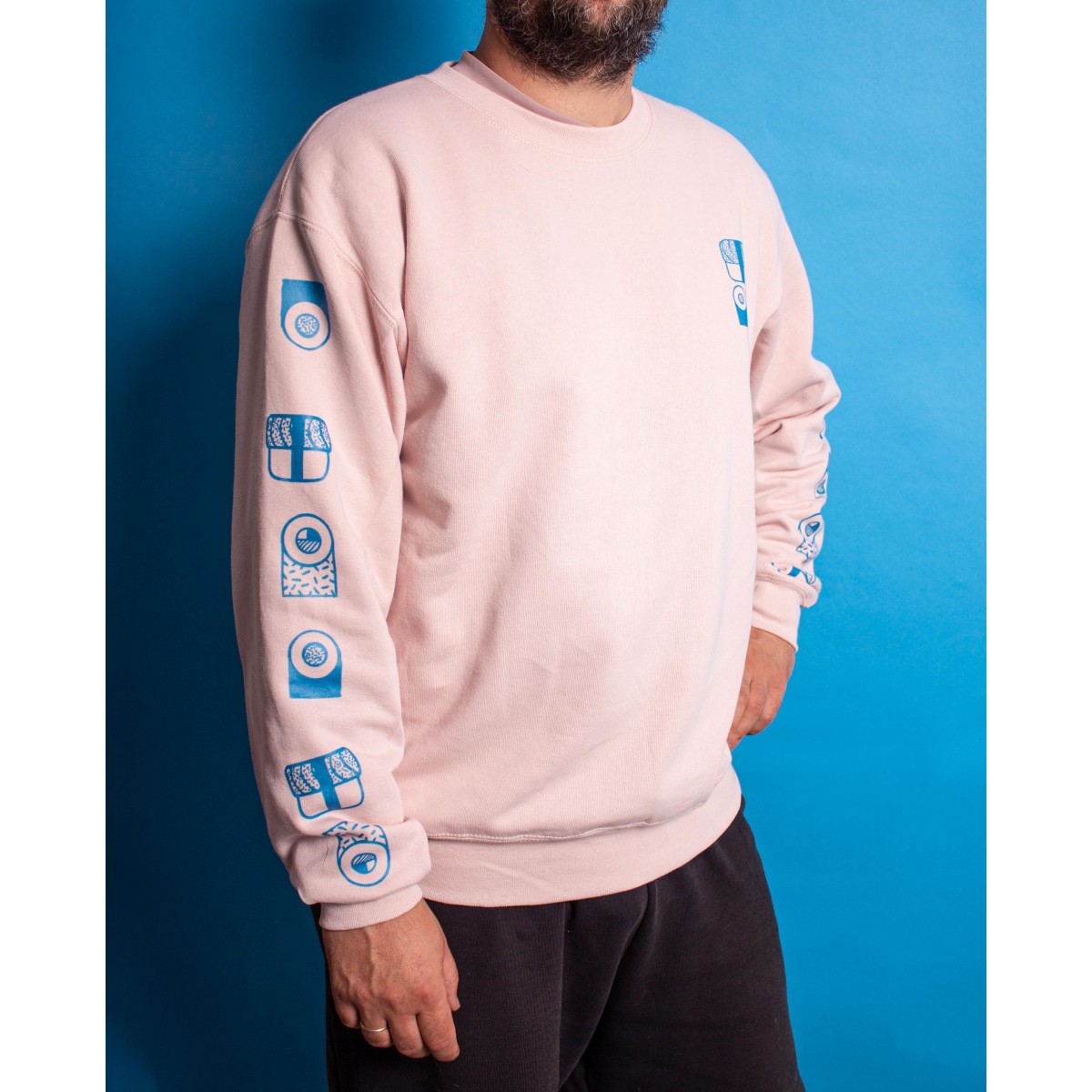 Martin Krusche - Sweater rosé »Sushi Ultras«