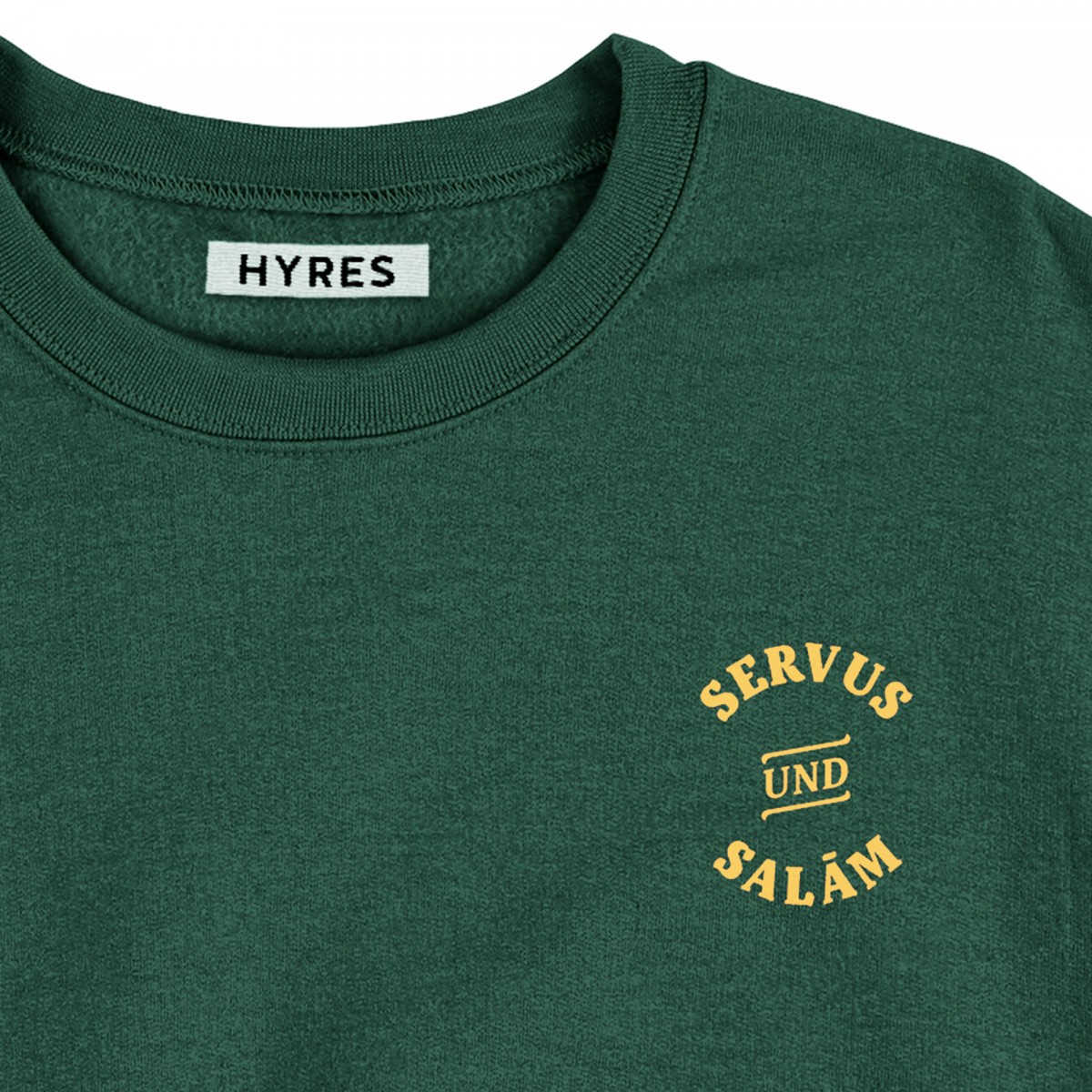 HYRES Sweater Servus & Salam / Glazed Green