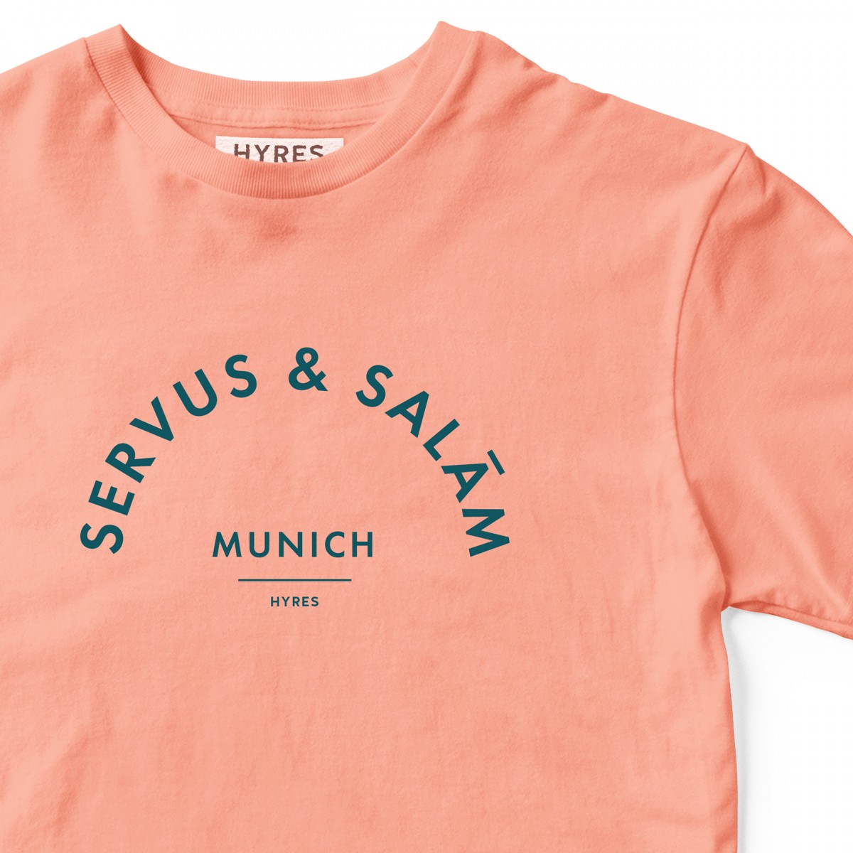 HYRES T-Shirt Servus & Salam / Rose Clay 