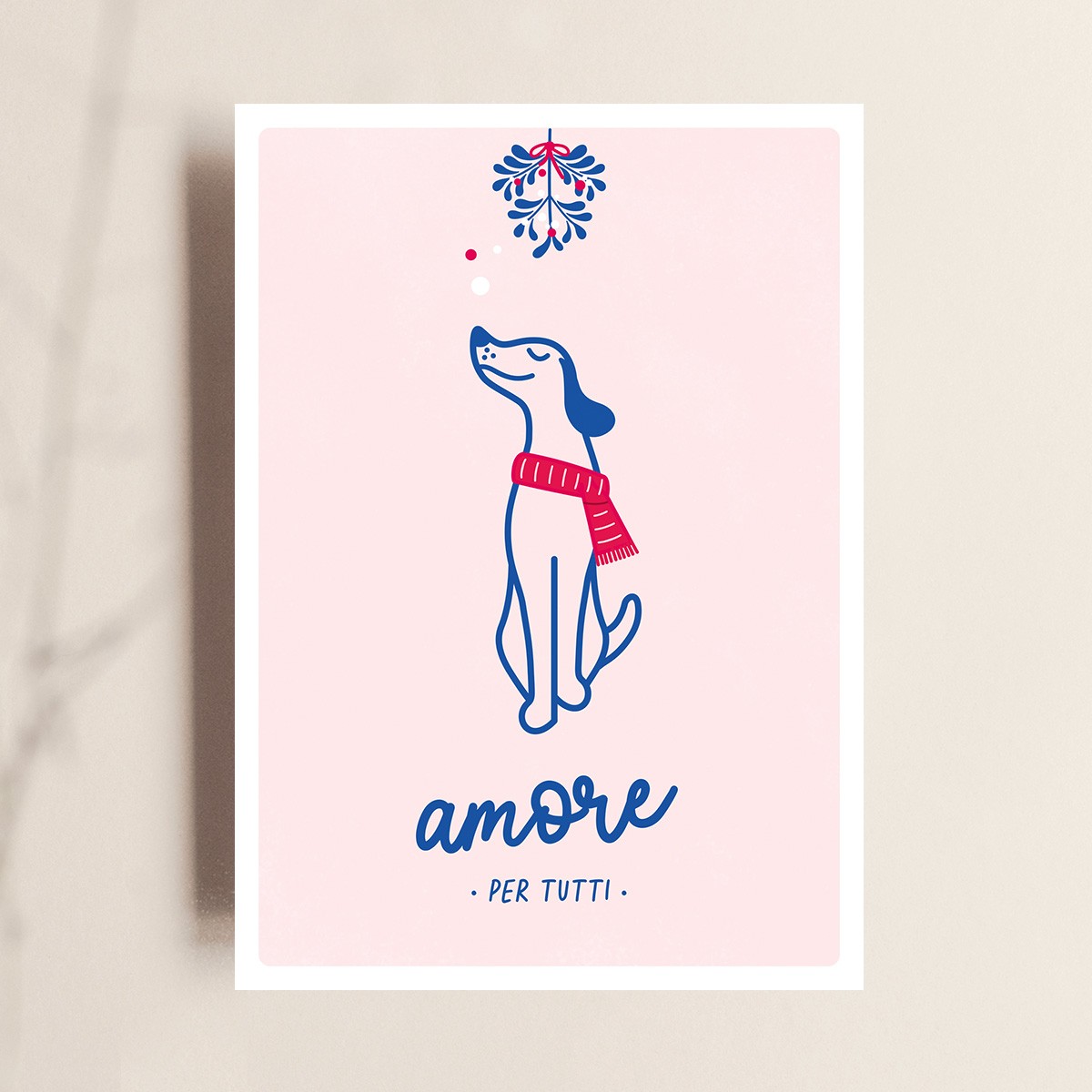 Postkarte, Weihnachten, Amore Per Tutti, TANTE TIA