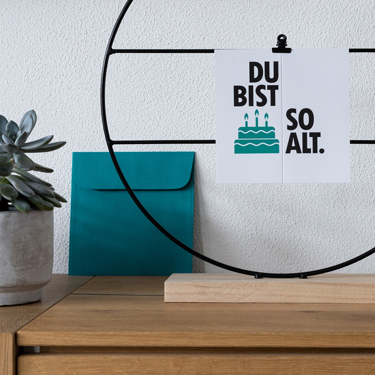 TYPOP Geburtstagskarte "Du bist so alt" Faltkarte inkl. Umschlag