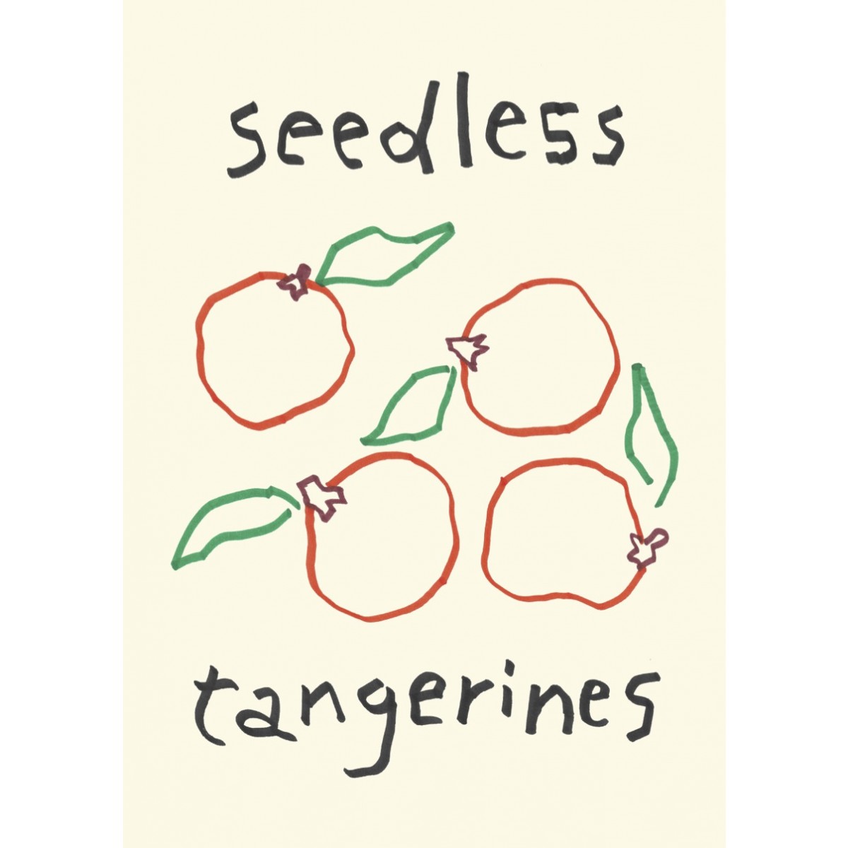 Seedless tangerines – Print von Lavanda Posters