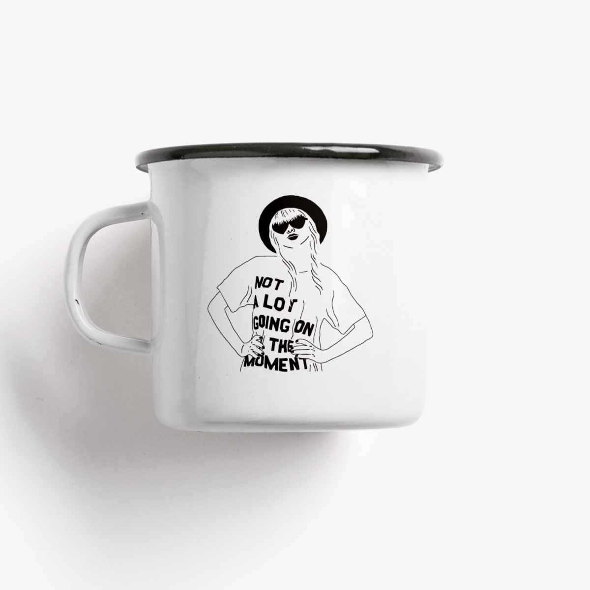 typealive / Emaillebecher Tasse / Blank Space