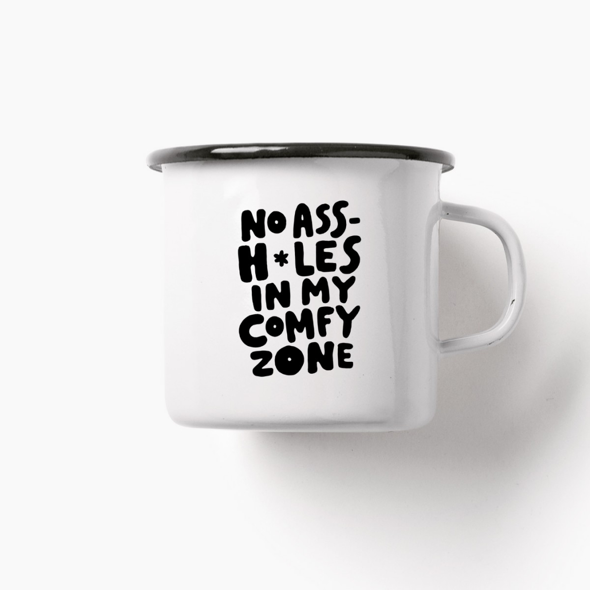 typealive / Emaillebecher Tasse / Comfy Zone