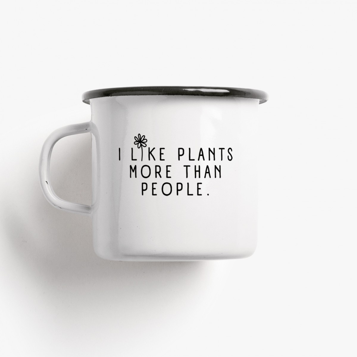 typealive / Emaillebecher Tasse / I Like Plants