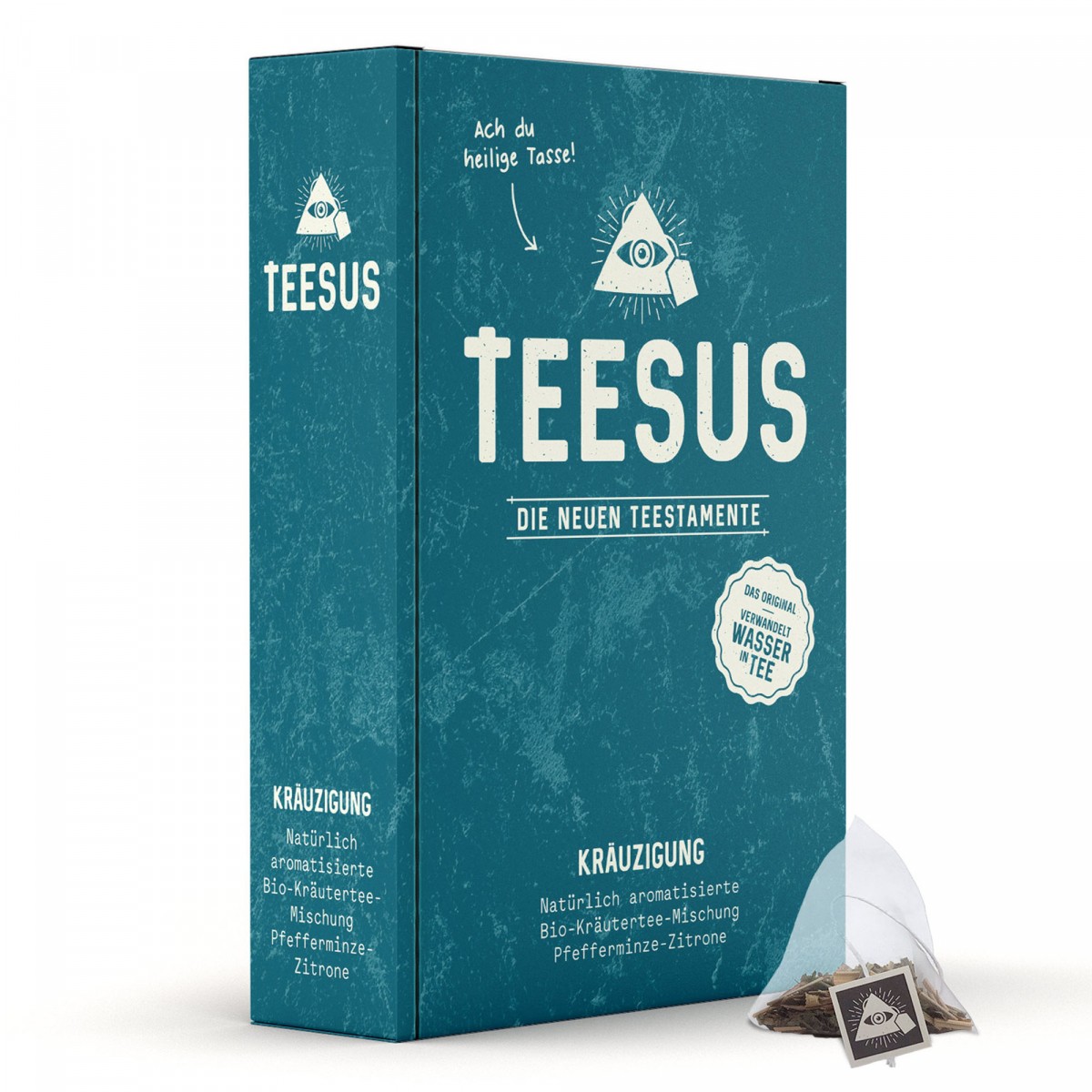 TEESUS Kräuzigung – Bio-Kräutertee-Mischung Pfefferminze-Zitrone (natürlich aromatisiert)