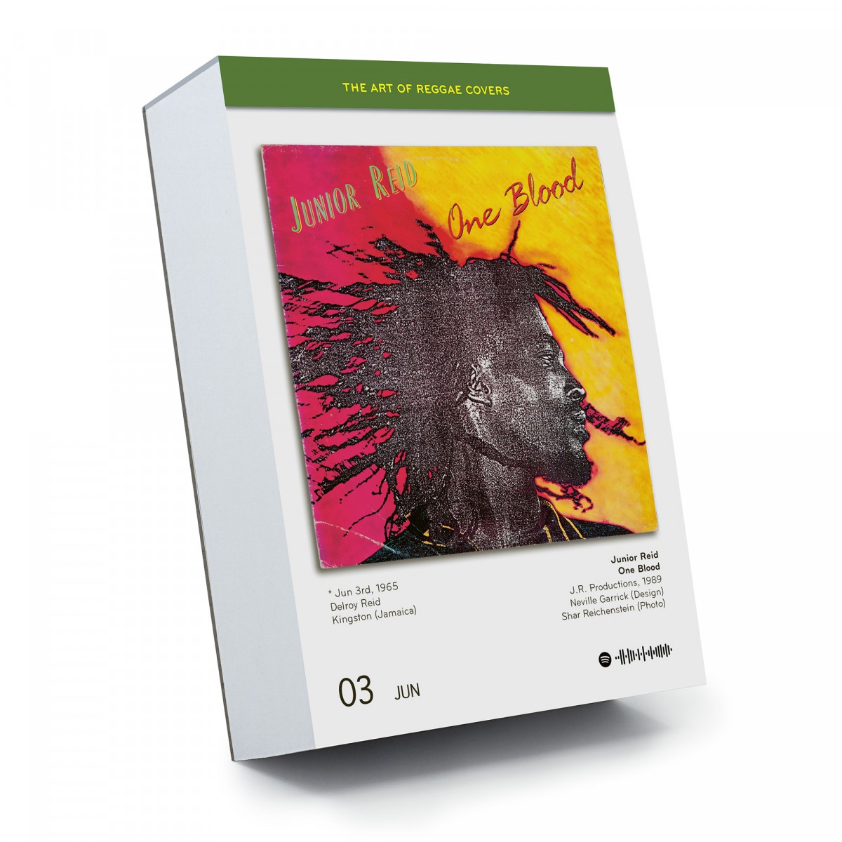 
The Art of Reggae Covers (Tagesabreißkalender)