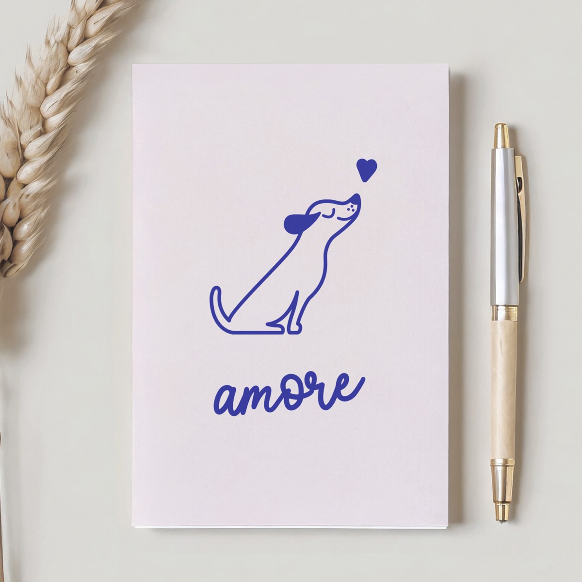 Notizheft "Amore" für Hundeliebhaber:innen von TANTE TIA