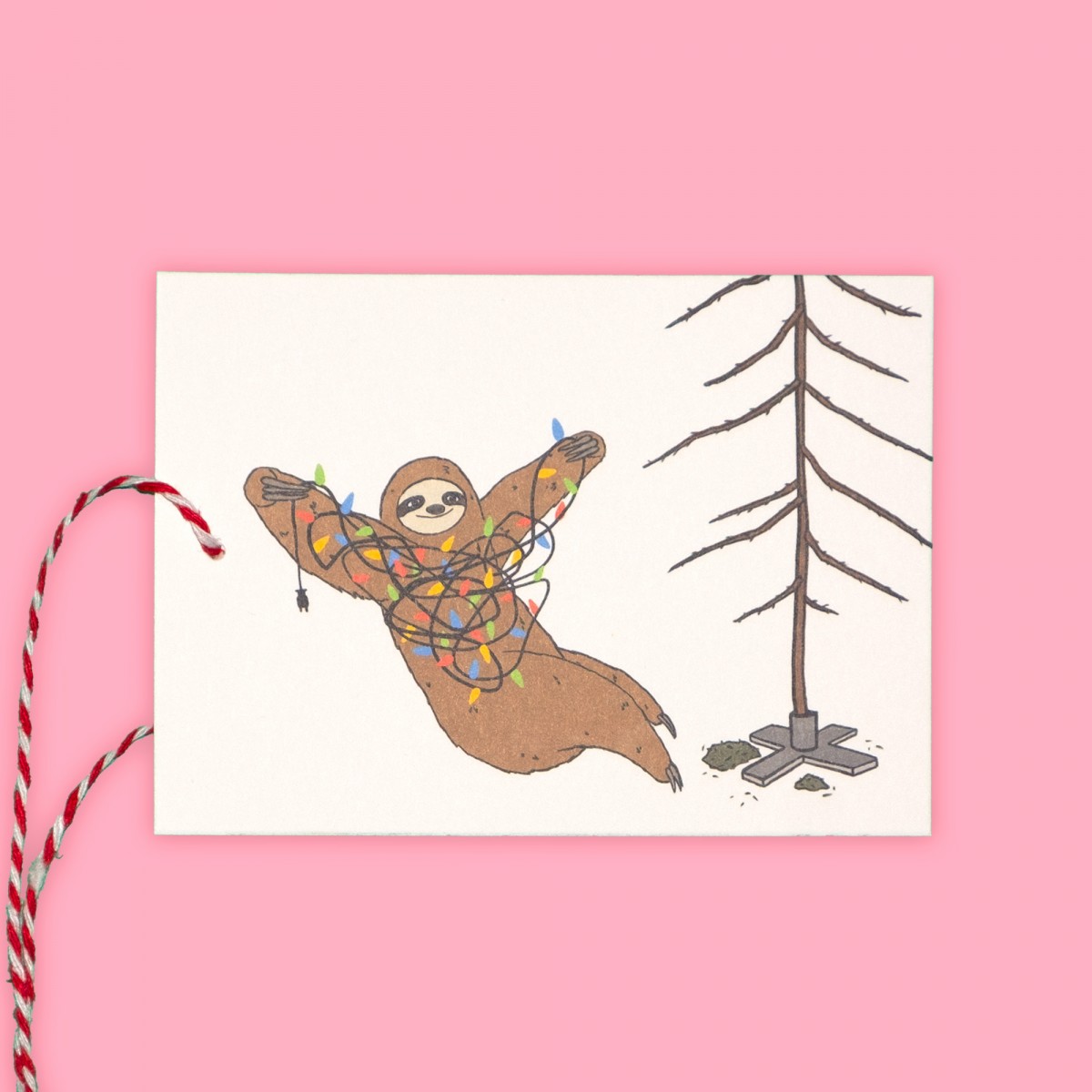 The Naughty District - »Geschenkanhänger mit Dinos und Tieren für Weihnachtsgeschenke«