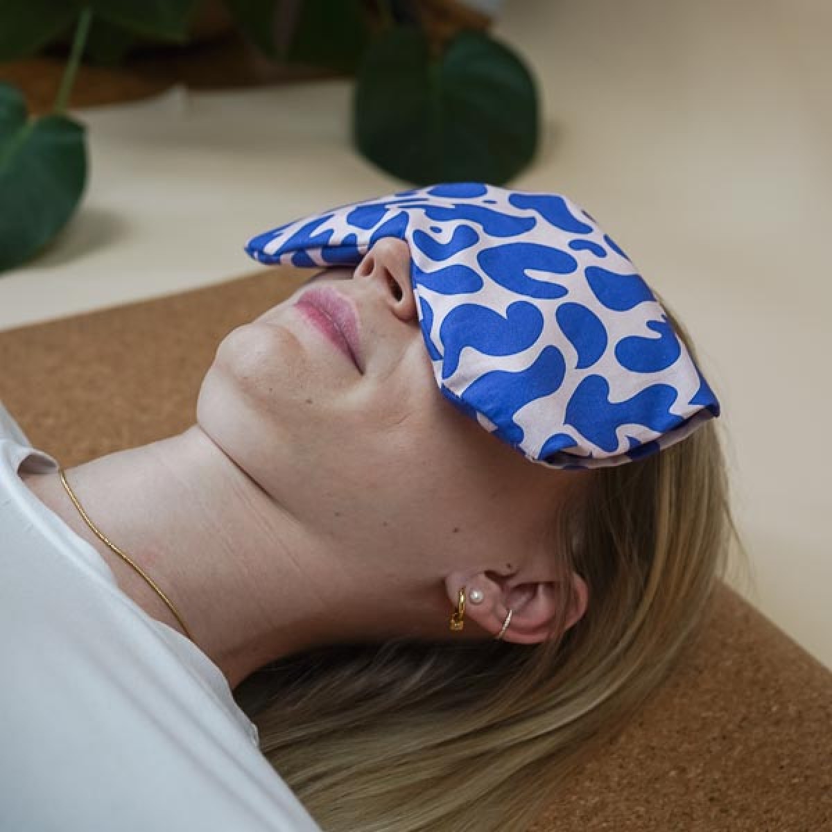 4. Augenkissen Yoga Bio Lavendel Dinkel „Pink Blau“ – für Meditation, Entspannung & Stressabbau, waschbarer Baumwollbezug - Tochter von Walter