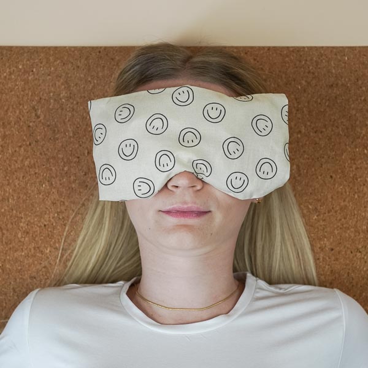 Augenkissen Yoga "Smiley" Bio Dinkel und Bio Lavendel gefüllt - Tochter von Walter