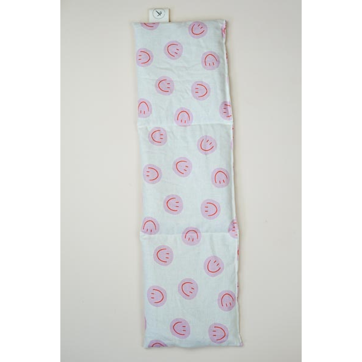 Dinkel Wärmekissen "Smiley Pink" – Körnerkissen zum Erhitzen aus Baumwolle und Bio-Dinkel - Tochter von Walter