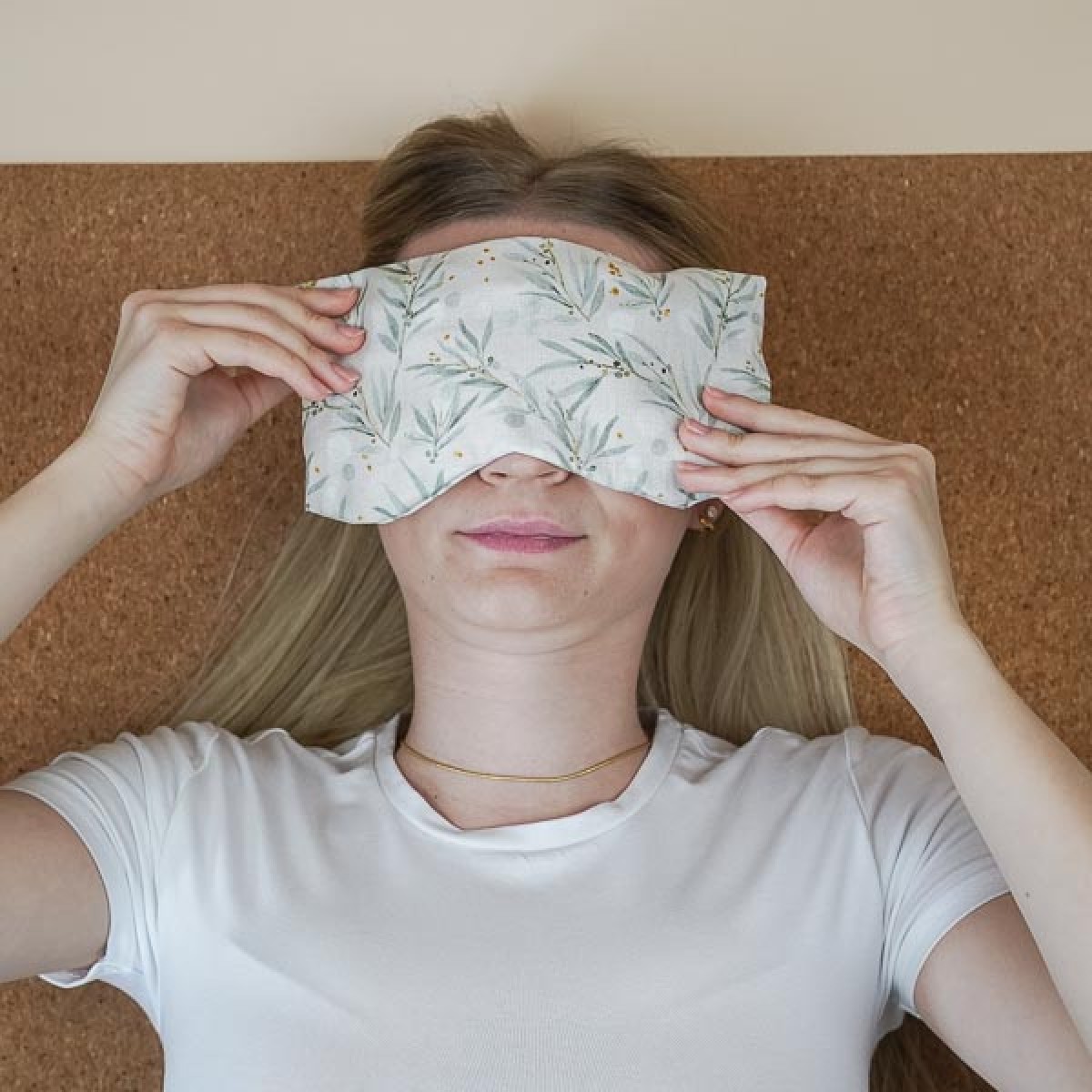 Yoga Augenkissen mit Bio Lavendel Dinkel Füllung – perfekt für Meditation & Entspannung „Olive“ - Tochter von Walter