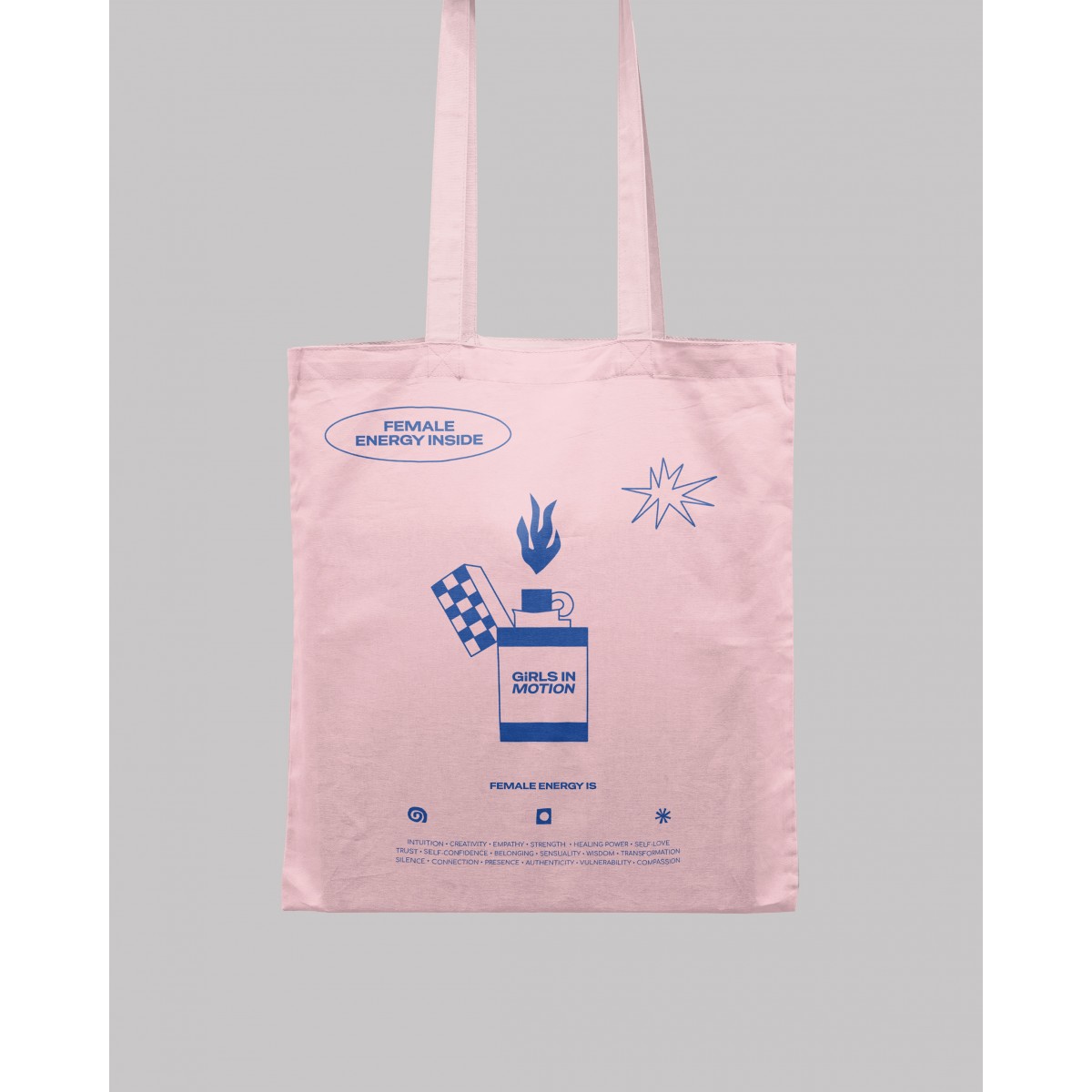 Girls in Motion Tote Bag – Female Energy Rosa 