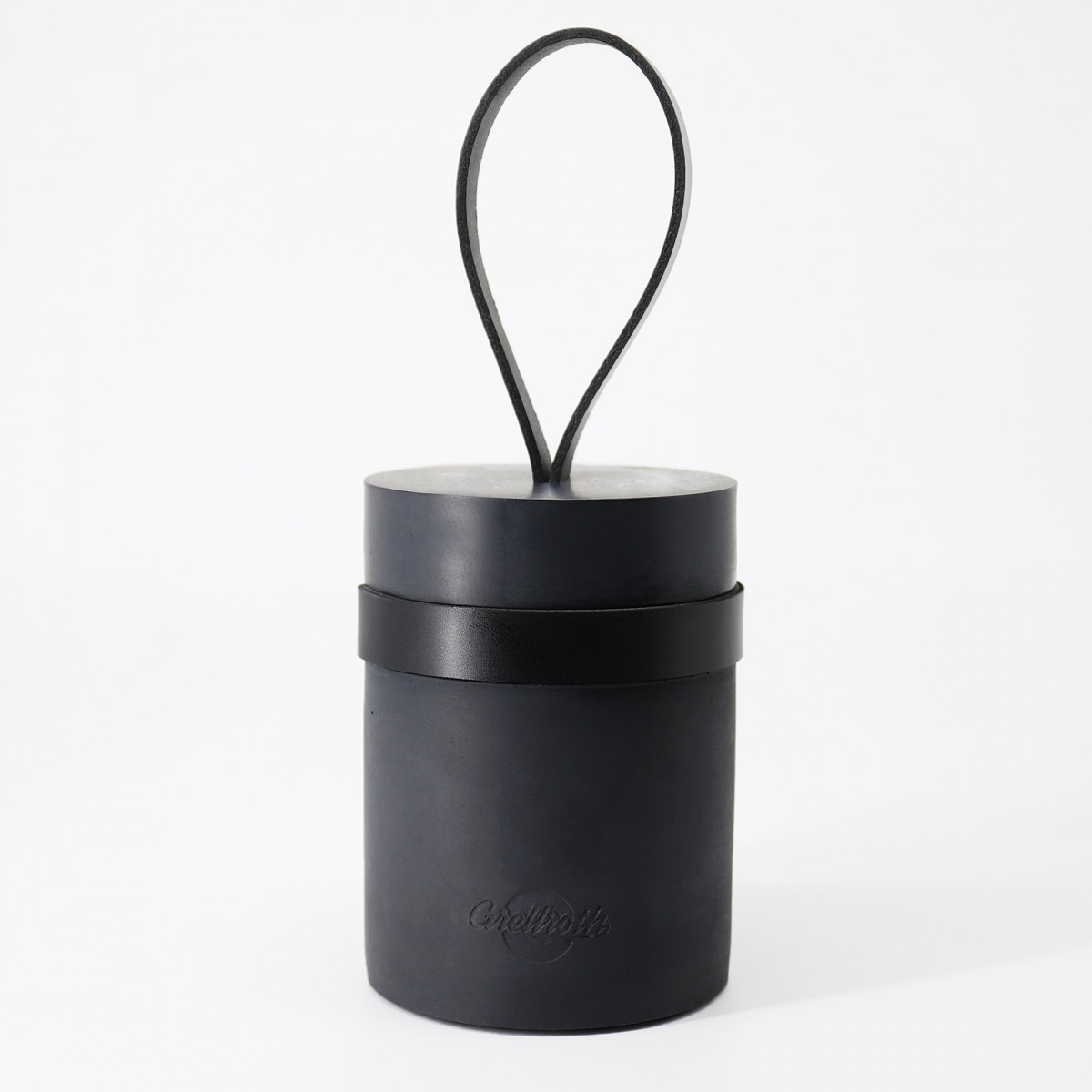 TÜRSTOPPER “DARK“ MIT LANGER LEDERSCHLAUFE