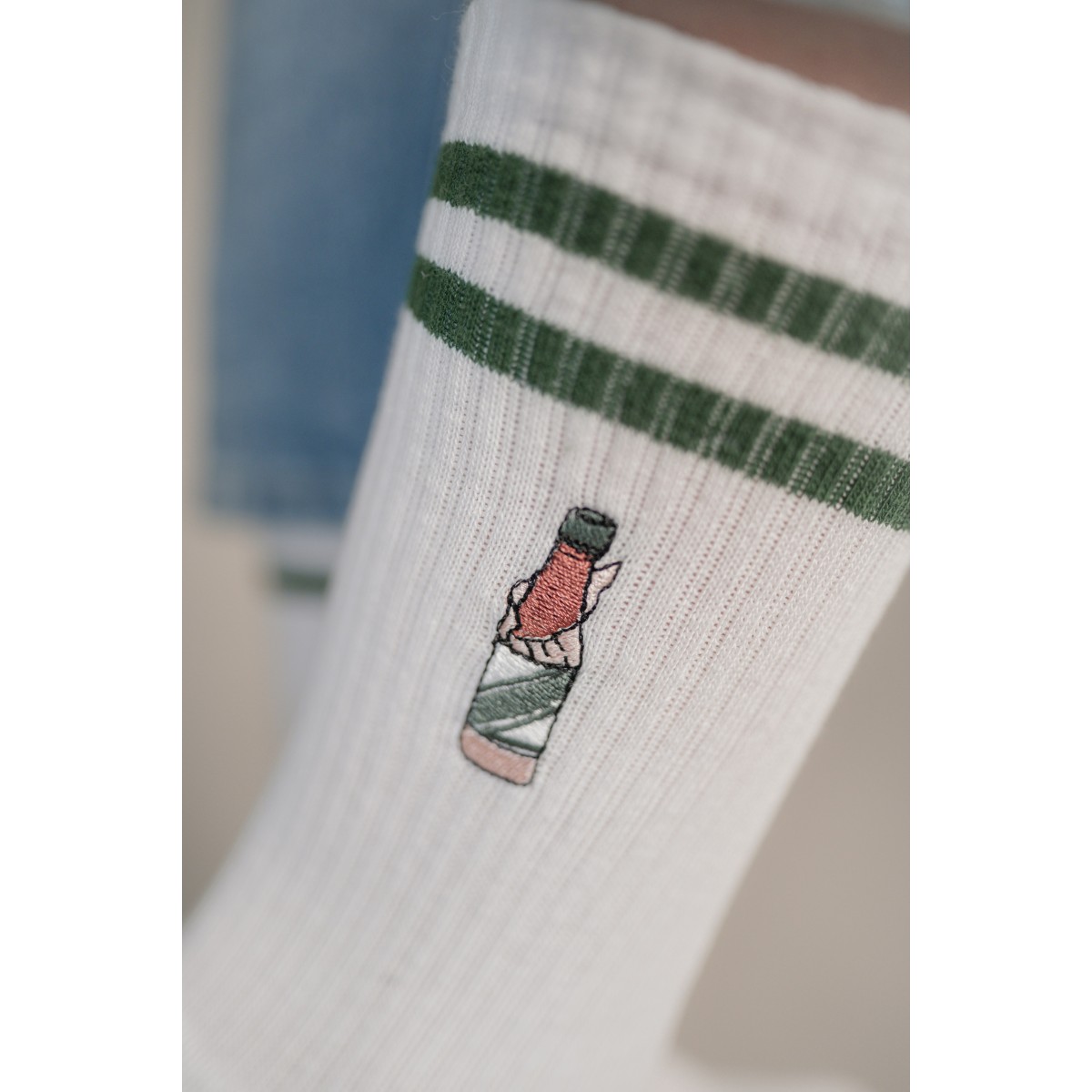 Underberg | Bestickte Bio Baumwoll Socken