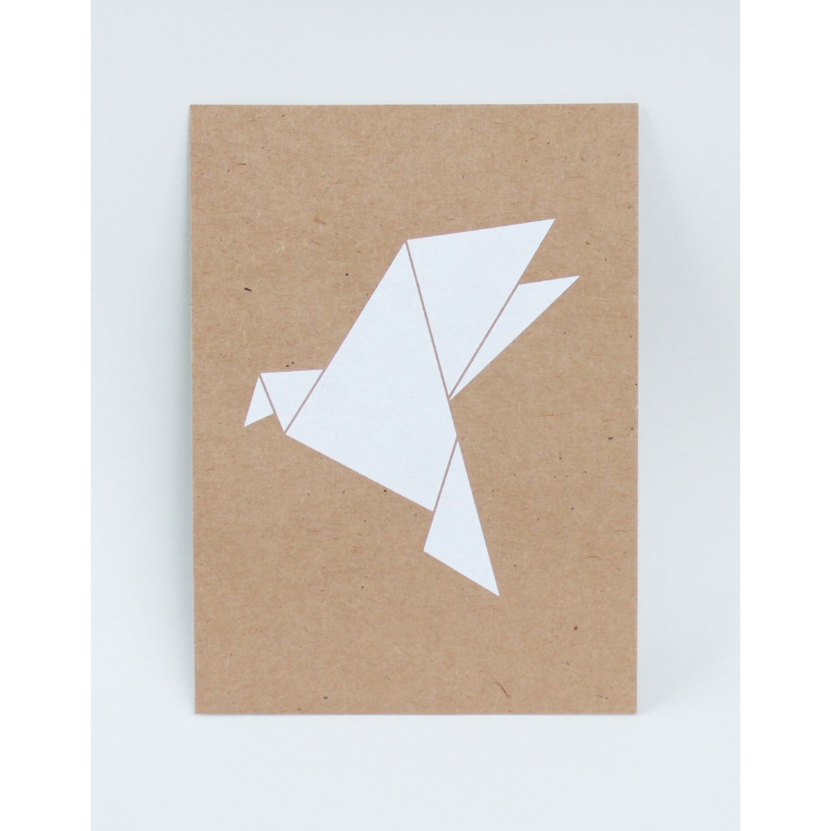 Postkarte mit Origamimotiv
