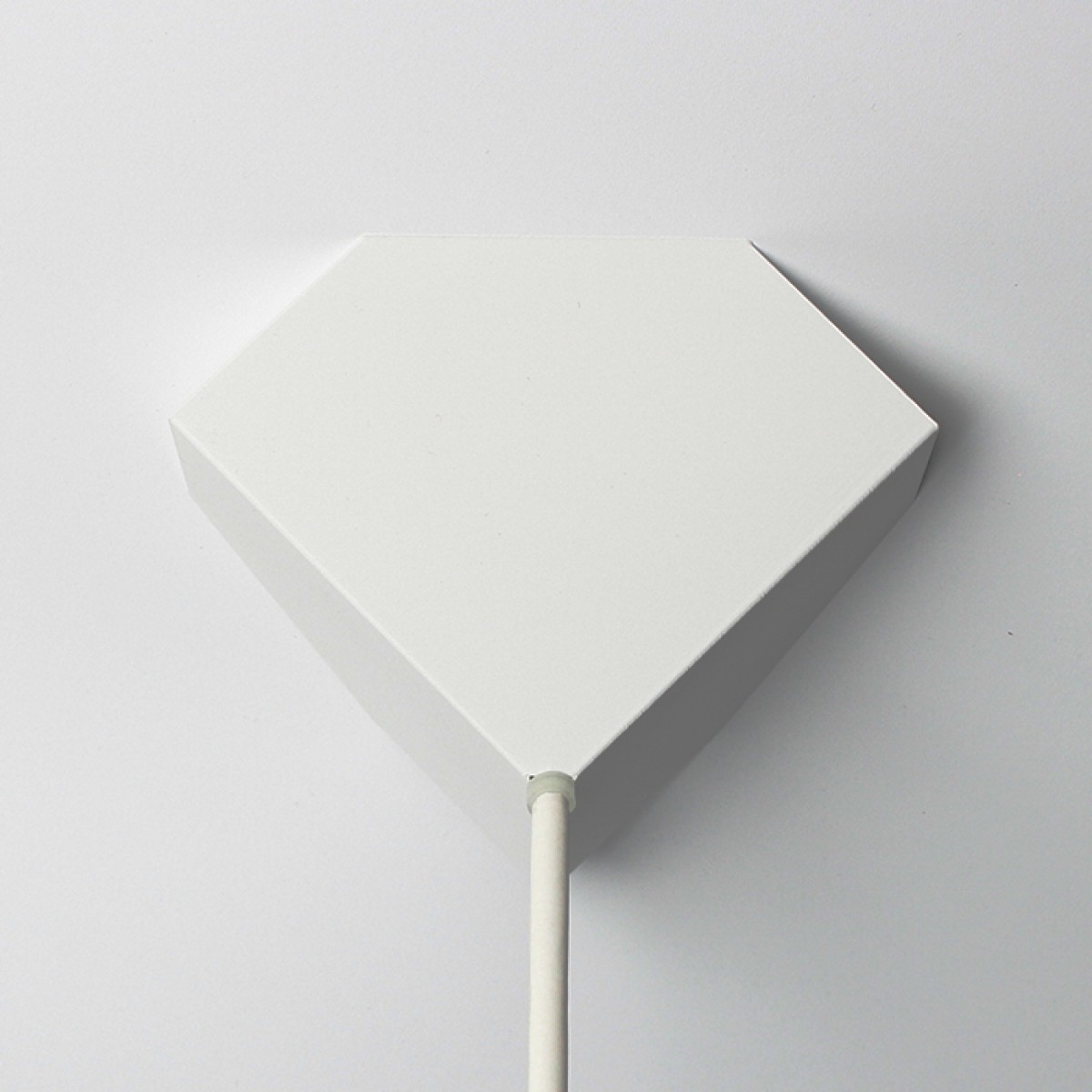 canopie® - Lampenbaldachin – Würfel Nr. 1 Gipsweiß