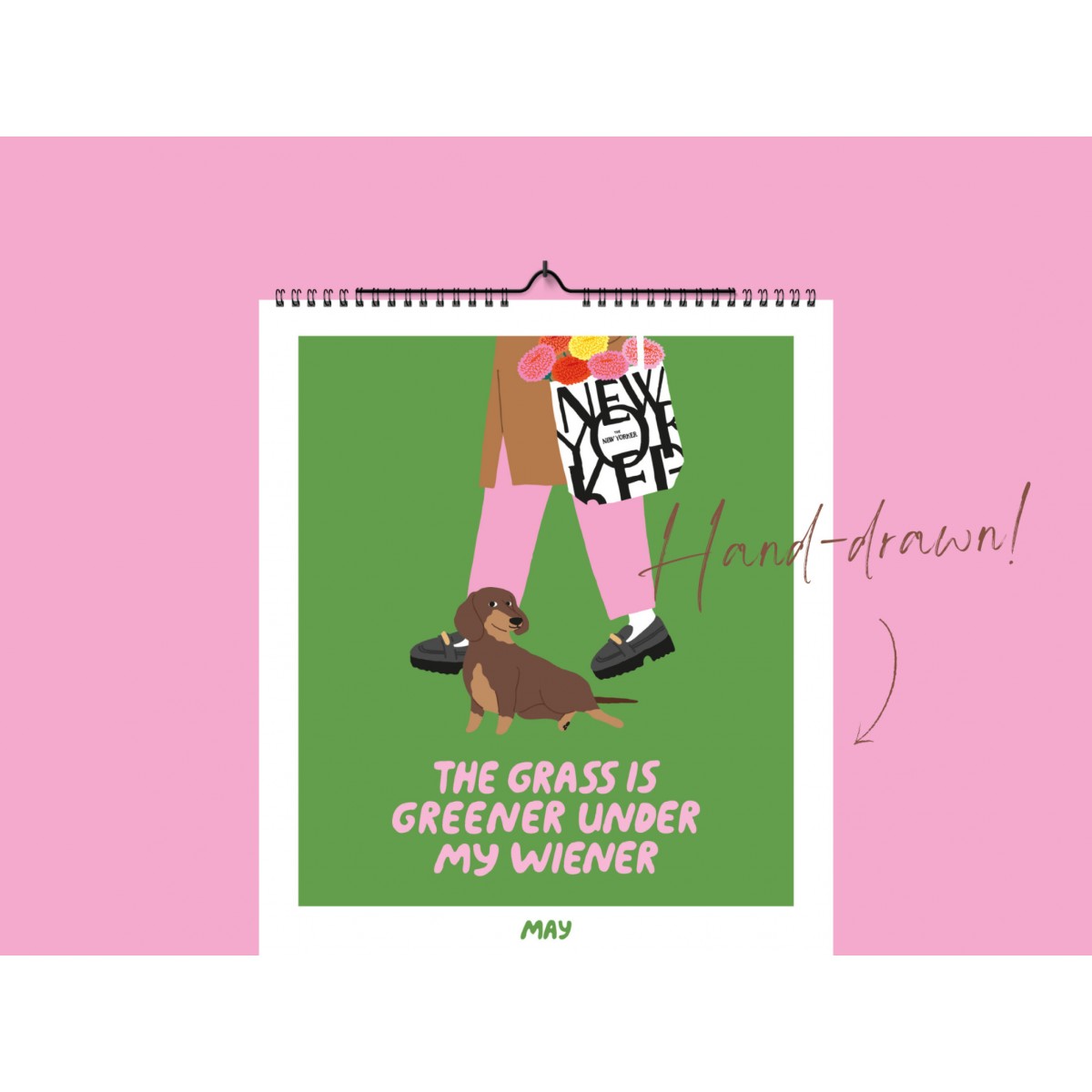 typealive / Wandkalender DIN A4 / Petisfaction "Dogs" No. 2