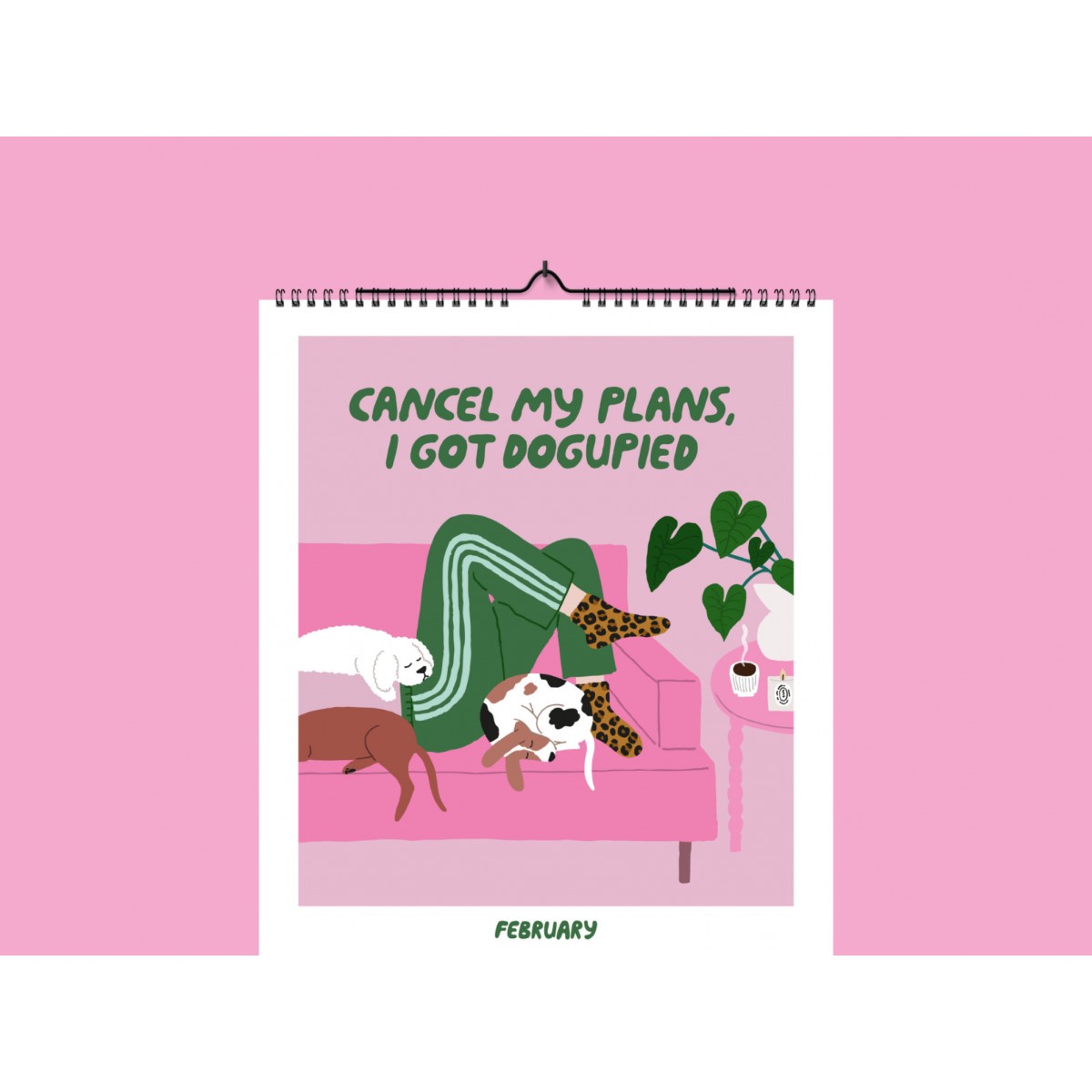 typealive / Wandkalender DIN A4 / Petisfaction "Dogs" No. 2