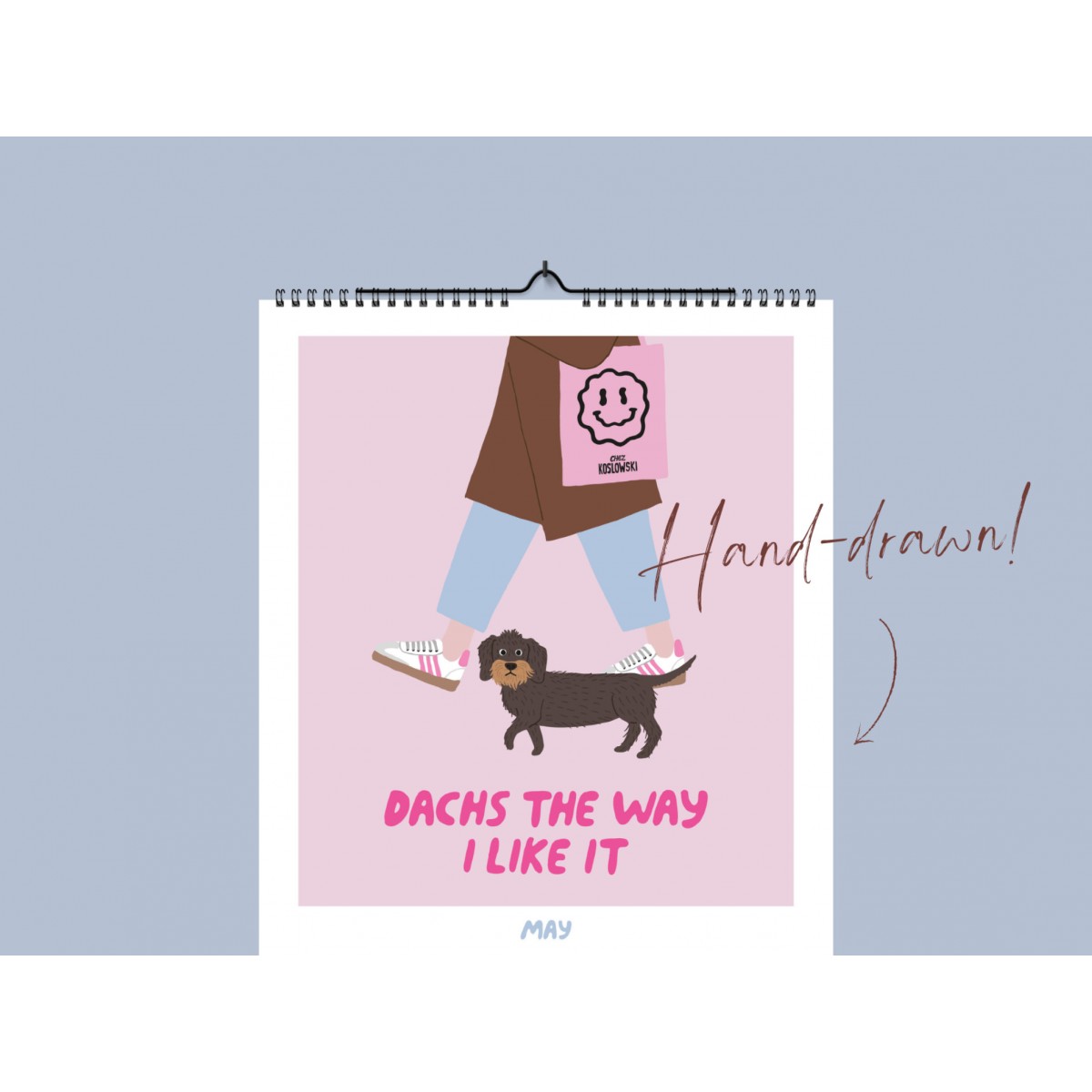 typealive / Wandkalender DIN A4 / Petisfaction "Dogs" No. 3