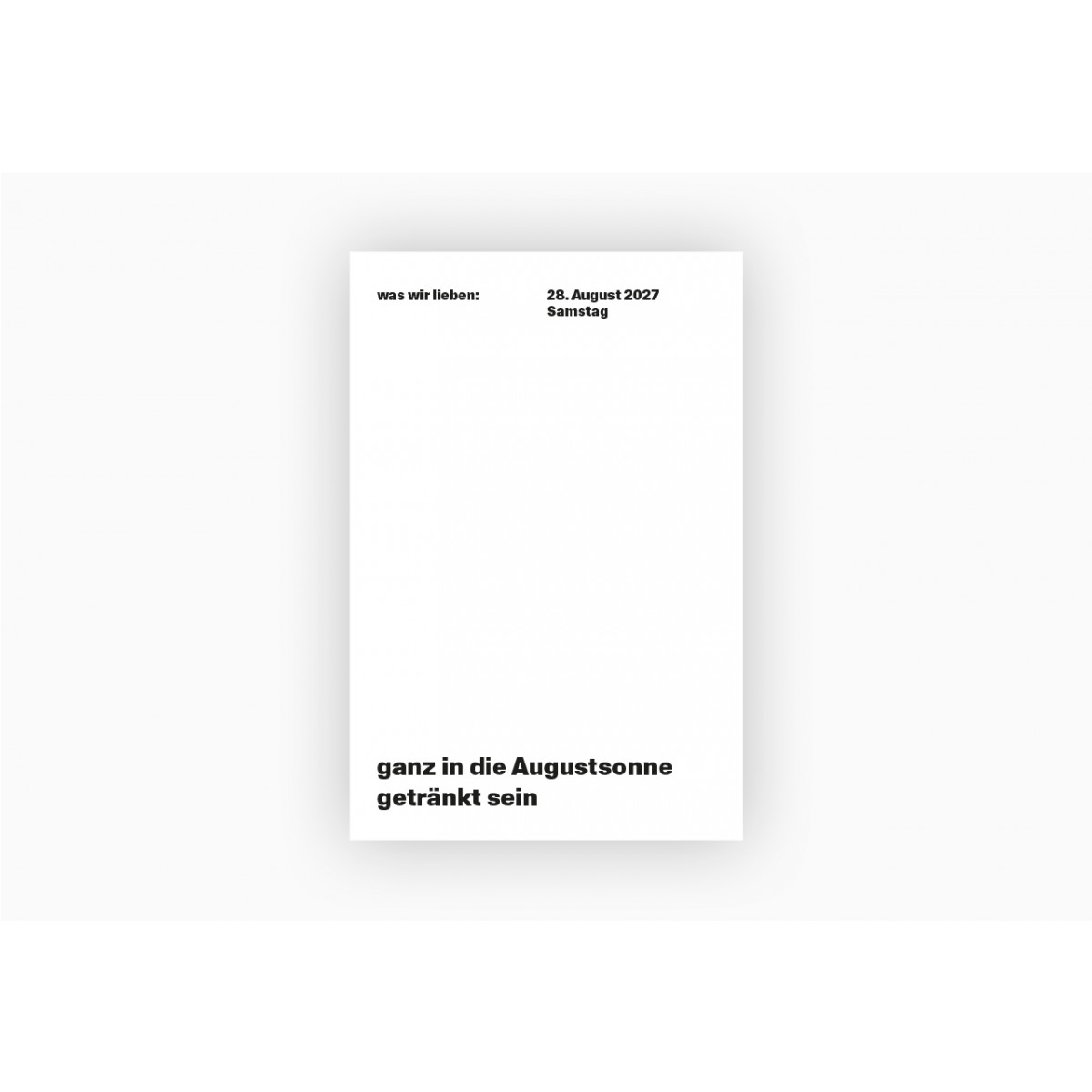 was wir lieben 2027