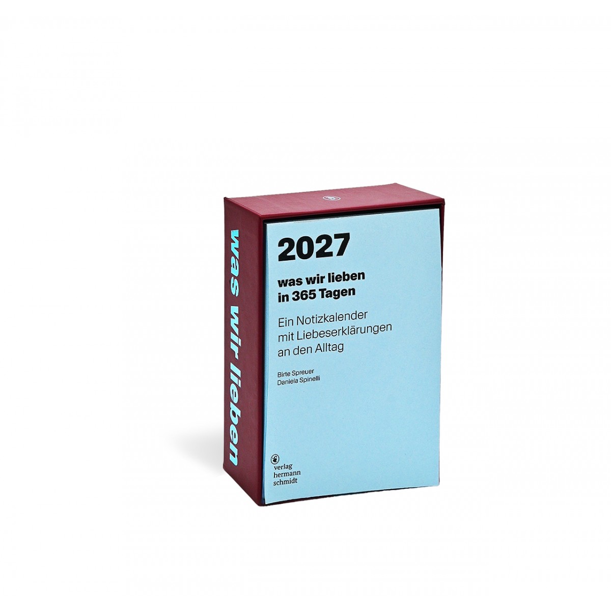 »was wir lieben 2027« Verlag Hermann Schmidt