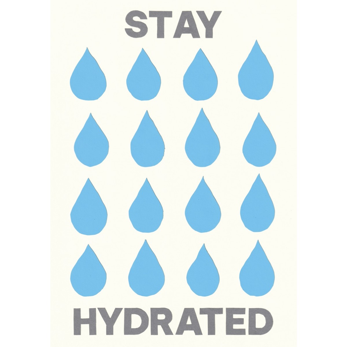 Stay hydrated – Print von Lavanda Posters