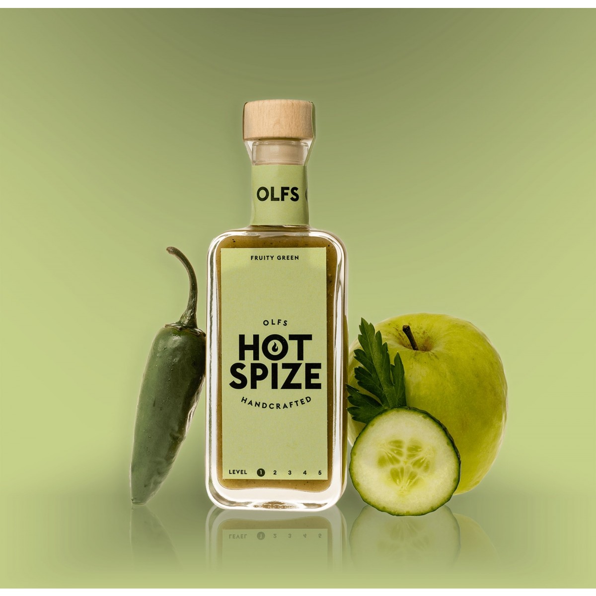Olfs Hot Spize Fruity Green (100 ml)