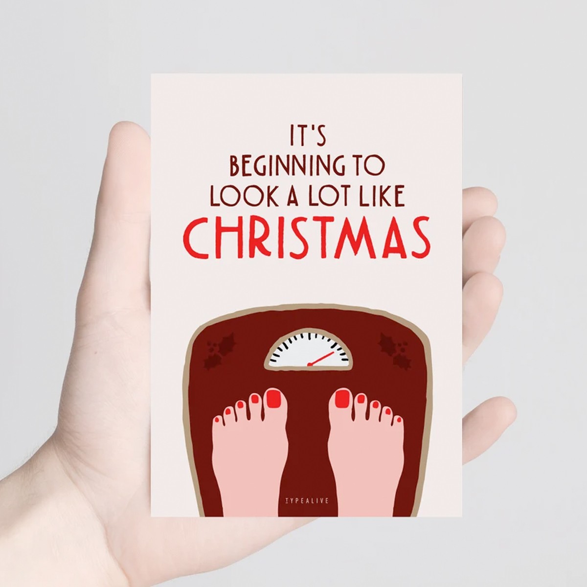 typealive / Weihnachtskarten 4er Set / Like Christmas
