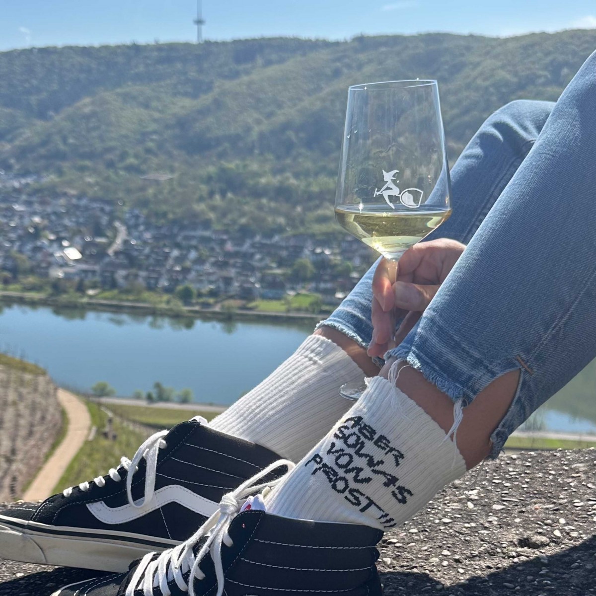 Weinsocken PROST! unisex von Winecraft