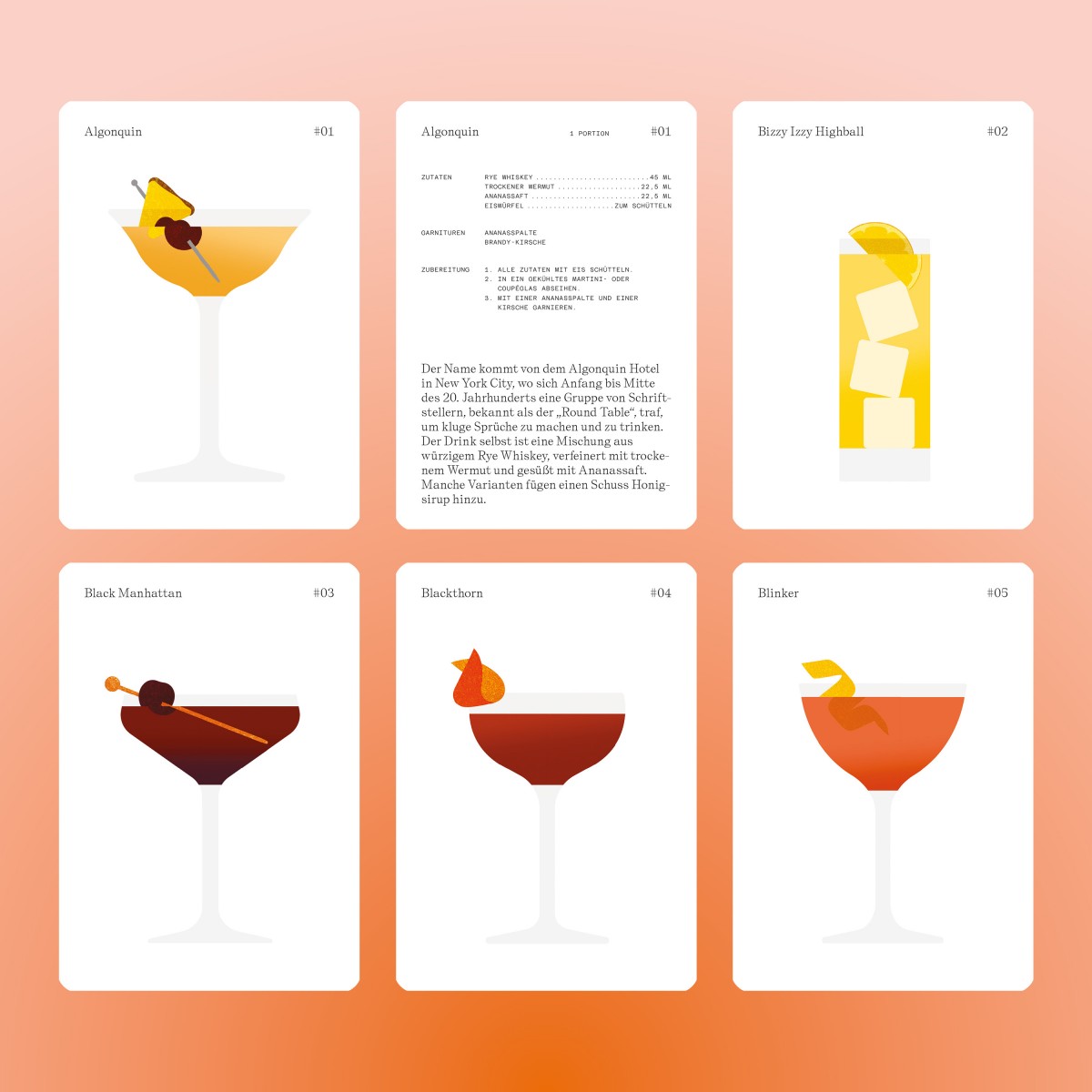 The Cocktail Cabinet: Whiskey
Die 50 wichtigsten Drinks, die jeder Whiskey-Liebhaber kennen sollte