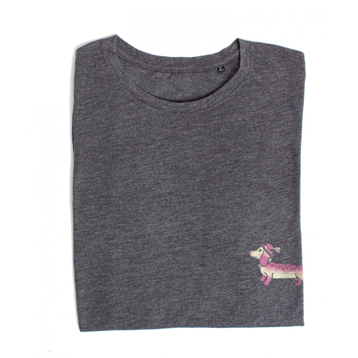 Martin Krusche - T-Shirt »Wiener Dog« Dark Heathergrey