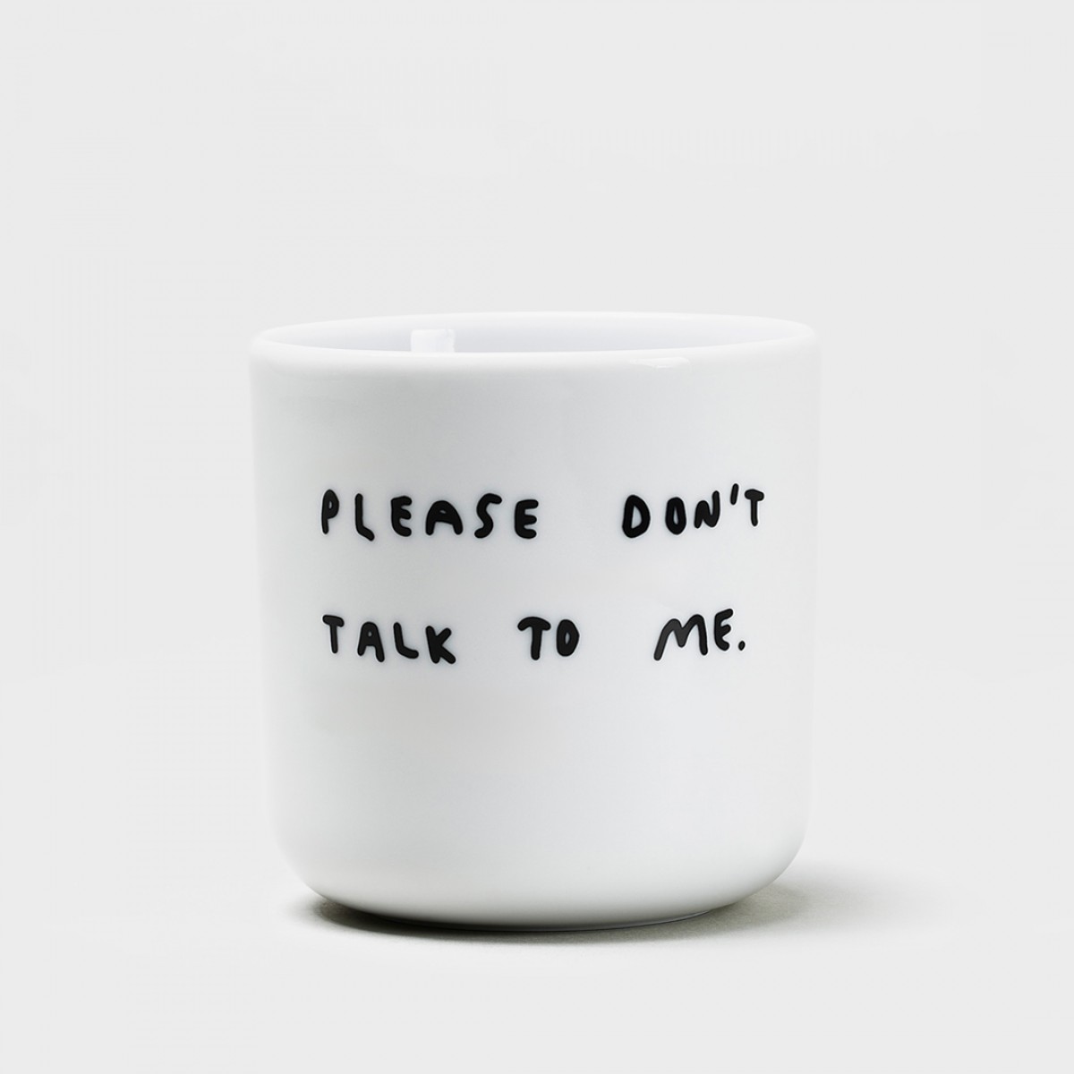 PLEASE DON'T TALK TO ME - Becher - yahya studio, johanna schwarzer