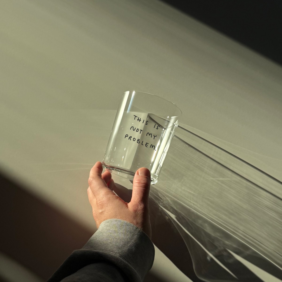 NOT MY PROBLEM - 500ML Glas - yahya studio, johanna schwarzer
