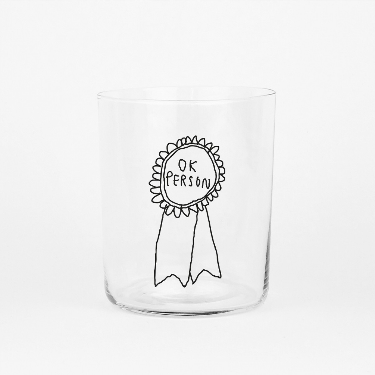 Ok Person - 500ML Glas - yahya studio, johanna schwarzer