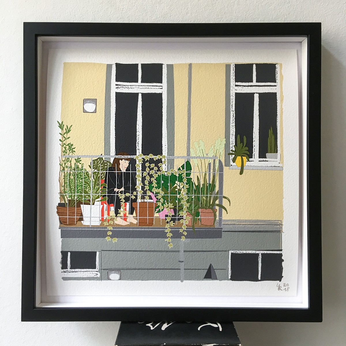 Neighbour Series „Neighbour No. 17“ – Giclée-Druck, Format 28 x 28 cm 