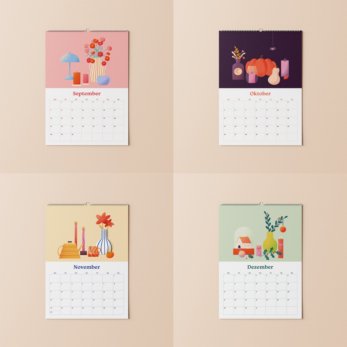 Stillleben Kalender 2026 / A4 / Svea Hansohn Illustration