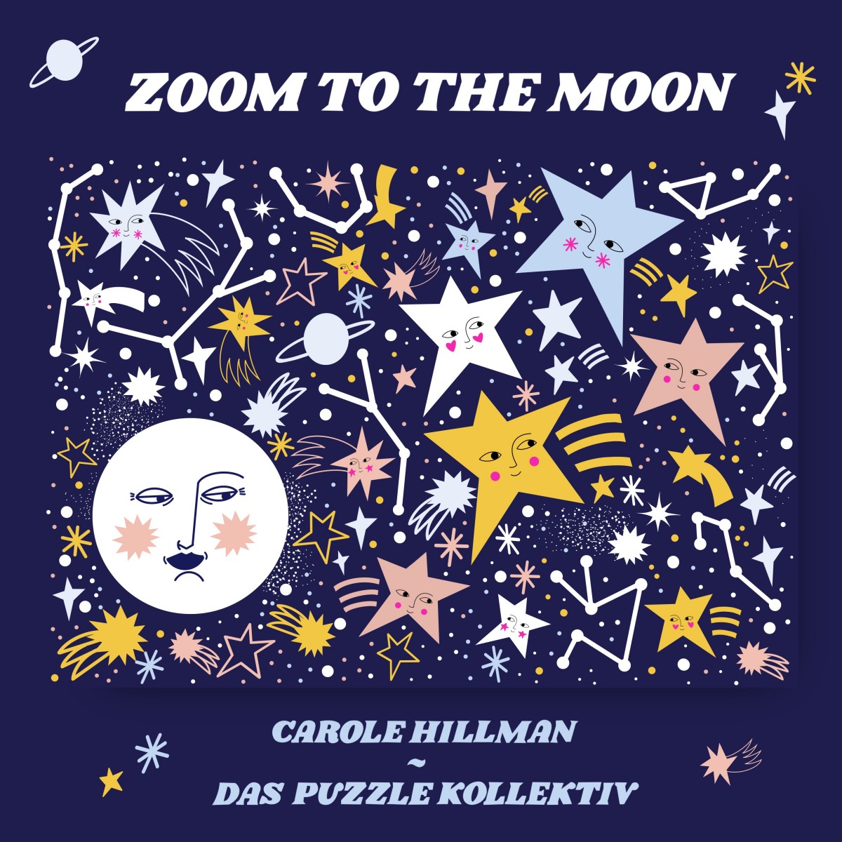 Das Puzzle Kollektiv - Puzzle "Zoom To The Moon" 200 Teile