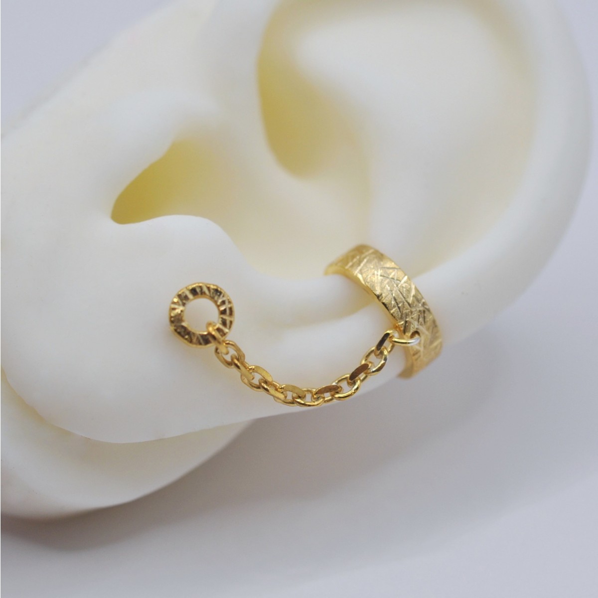 Earcuff "Verbunden" aus Silber von DOPPELLUDWIG